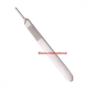 ด้ามมีดผ่าตัดแบบแมนนวลคุณภาพสูงสำหรับขายส่ง ทำจากสแตนเลส ใช้ซ้ำได้ ใบมีดผ่าตัดได้รับการรับรองมาตรฐาน CE - Product Image 3