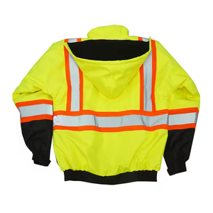 Chaqueta de Seguridad Invernal de Alta Visibilidad Personalizada, Transpirable, Impermeable, Reflectante, de Poliéster, para Trabajo, con Logotipo Personalizado - Product Image 2