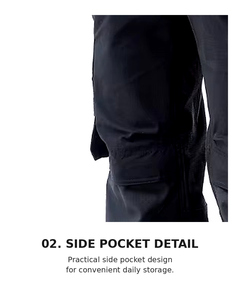 Pantalon de travail léger et respirant en tissu Oxford 500D extensible dans 4 directions |   T-BUC TMP-02 OEM/ODM Marque coréenne - Product Image 6