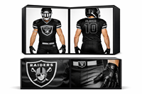 Uniforme de Fútbol Americano con Impresión Digital Personalizada, 100% Poliéster, Ropa Deportiva Profesional de Alta Calidad, Unisex para Adultos, Precio Económico