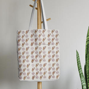 Bolsa de Lona con Estampado de Hojas de Jaipur, Diseño Moderno Indio para Mujer, Bolsas con Estampado de Moda - Product Image 2