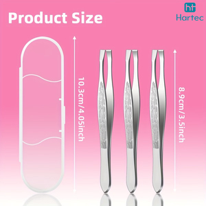Pinzas para Cejas de Último Diseño con Patrón, Accesorio de Belleza de Alta Gama para Mujer, Herramienta de Depilación de Precisión para Cejas Perfectas - Product Image 2