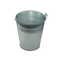Nouveaux seaux métalliques miniatures de haute qualité 3L/4L/5L pour le jardinage, avec poignées métalliques, galvanisés, taille et forme personnalisées
