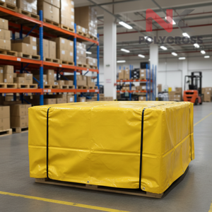 Bâche en PE de qualité export, taille standard, épaisse, multi-usages, couverture de protection industrielle pour les acheteurs en gros - Product Image 1