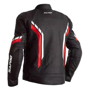 Veste de moto d'hiver pour homme Manteau coupe-vent en cuir de motocross et de course de moto Vêtements de moto en cuir de grande taille avec quantité minimale de commande bas - Product Image 6