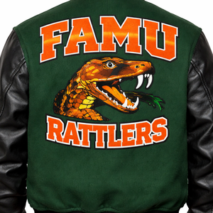 Veste universitaire FAMU Florida A&M University – Veste de sport haut de gamme HBCU pour hommes et femmes, veste universitaire personnalisée FAMU Rattlers - Product Image 4