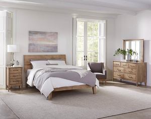 Modern Wood Queen <b>Bed</b> <b>Frame</b> <b>Platform</b> <b>Bed</b> Soft Upholstered Headboard Footboard Plywood Panel Design Bedroom Furniture - Product Image 1