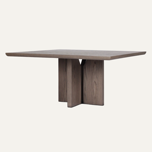 Mesa de Comedor Moderna de Madera de Teca Sólida, Muebles de Interior Minimalistas de Lujo - Product Image 2