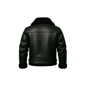 CLOVIX SPORTS Custom Design Leather <b>Fur</b> Jacket Men High Quality Premium Streetwear Jacket Wholesale - Product Image 2