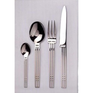 Juego de cubiertos de acero inoxidable de nuevo diseño con mango hecho a mano único, cubiertos de lujo de aspecto real para restaurante, boda, hogar - Product Image 1