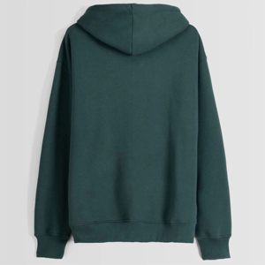 Sweat à capuche premium pour homme 100% coton molletonné délavé à l'acide, coupe régulière, imperméable, streetwear de luxe pour l'hiver, épaules tombantes - Product Image 4