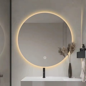 Modern LED Handmade Contemporary <b>Bathroom</b> <b>Mirror</b> Backlit Touch Sensor <b>Frameless</b> Wall Mounted Vanity <b>Mirror</b> Home Hotel Decor - Product Image 2