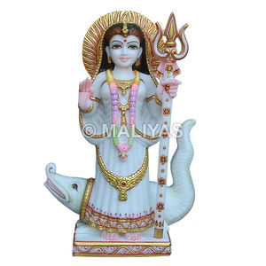 Estatua de Piedra Khodiyar Mata |   Murti de Mármol Premium Khodiyar Maa – MALIYAS - Product Image 1