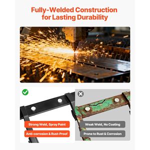 Barra dentata a 5 denti per benna per impieghi gravosi per caricatore a trazione e minipala con capacità di carico di 4560 libbre e 46 bulloni - Product Image 5