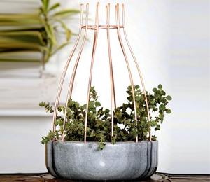 Maceta Decorativa de Metal, Jardinera de Hierro para Plantas de Interior, Decoración para Sala de Estar, Balcón y Hogar - Product Image 1