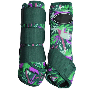 Nouvelles Bottes Anti-Mouches pour Chevaux 2026 Confortables et Personnalisables en Maille Respirante/Nylon/Néoprène et Cuir PU de Haute Qualité, Protection Intégrale des Jambes - Product Image 1