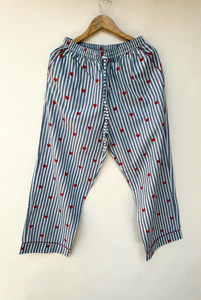 Ensemble de pyjama coordonné Naaz Textile pour femmes, motif rayures de tigre, doux et respirant, imprimé, décontracté pour l'été, vêtements de détente et de nuit en coton - Product Image 3