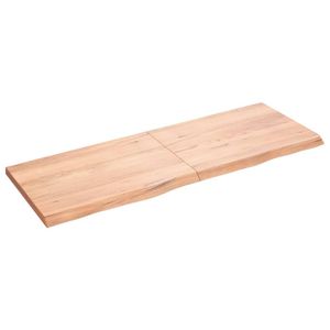 Plateau de table pliable moyen en chêne massif brun clair pour salle à manger - Product Image 1