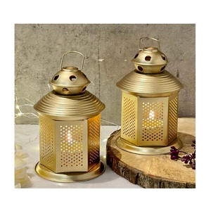 Metal Candle Holder <b>Lantern</b> Hanging for Home Decor Decorative <b>Tealight</b> Candle Holder for Living Room - Product Image 1