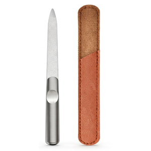 100/180 Grit Manicure <b>Nail</b> <b>Files</b> Surgical Grade Stainless Steel Fingernail <b>Files</b> Double Sided Beauty Salon Use OEM Toenail <b>File</b> - Product Image 1