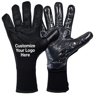 Gants de gardien de but haute adhérence, gants de football, paume en latex 4 mm, antidérapants, pour entraînement et matchs, logo personnalisé, designs respirants - Product Image 1