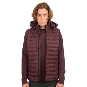 Nouveau design, col rabattu, veste d'hiver matelassée pour homme, sans manches, légère, veste matelassée pour homme - Product Image 6