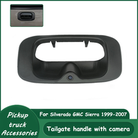 Manija de Puerta Trasera para Camioneta con Cámara para Chevy Silverado GMC Sierra 1999-2007, Manija de Puerta Trasera con Cámara