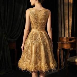 Vestido de cóctel con cuentas brillantes, vestido corto de fiesta, vestido de noche mini de lujo con lentejuelas, ropa formal elegante, proveedor mayorista - Product Image 1