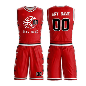 ชุดยูนิฟอร์มบาสเก็ตบอลผู้ใหญ่แบบกำหนดเอง ระบายอากาศได้ดี แห้งเร็ว สำหรับฤดูร้อน ผลิตจากโพลีเอสเตอร์ 100%  รับผลิตตามแบบที่ทีมกำหนด ขายส่ง พร้อมลายพิมพ์ - Product Image 4