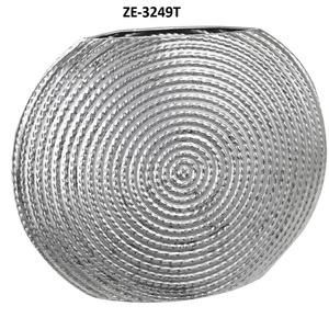 Elegante Florero Decorativo para Oficinas de Lujo, Áreas de Recepción e Interiores de Hoteles, Tendencia Mundial 2026, Hierro Costero Ecológico - Product Image 1