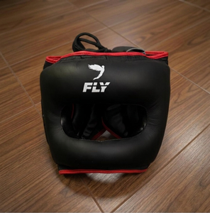 Ensemble de boxe MMA Fly SuperLace |   Équipement de boxe personnalisable en cuir de vachette véritable : protège-nez, protège-tête et protège-pénis - Product Image 6