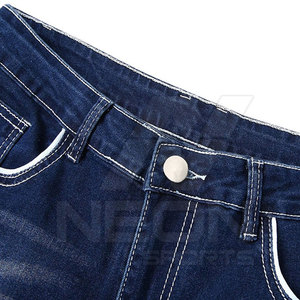 Jeans de Mezclilla para Hombre, Corte Slim Fit, Pierna Recta, Lavado Oscuro, Algodón de Peso Medio, Estilo Casual, para Otoño - Product Image 5