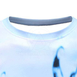 T-shirt pour homme élégant et confortable avec impression par sublimation, manches courtes, coupe idéale pour les tenues décontractées d'été - Product Image 3
