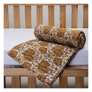 Edredón de bebé de algodón orgánico Kantha hecho a mano de la mejor calidad estampado Floral transpirable suave invierno para el hogar y hoteles uso versátil - Product Image 6