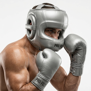 หมวกป้องกันศีรษะสำหรับชกมวยแบบปรับได้ น้ำหนักมาก สำหรับการฝึกซ้อม MMA มวยไทย คิกบ็อกซิ่ง และศิลปะการต่อสู้ - Product Image 3