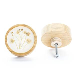 ลูกบิดไม้สไตล์เรโทรสำหรับตู้ครัว ลิ้นชัก ตู้เสื้อผ้า เฟอร์นิเจอร์ อุปกรณ์จัดระเบียบ RR Enterprises รุ่น RR202511815 - Product Image 6