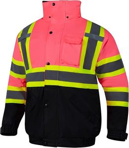 Factory Price <b>Top</b> Selling Best Quality High Visibility Custom Made Design Multi Pockets <b>Reflective</b> Safety Hoodie Jacket - Product Image 1