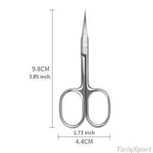 Ciseaux à cuticules professionnels de qualité supérieure, en acier inoxydable, lame courbée, outil de beauté durable, pour la manucure et le nail art - Product Image 5