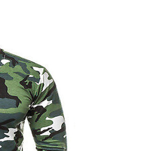 Camiseta Deportiva de Manga Larga para Hombre, Corte Regular, Tejido de Poliéster Sólido, Cuello Redondo, Impresión Digital, Transpirable, Secado Rápido, Ecológica - Product Image 2