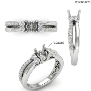 Anillo de Compromiso de Oro Blanco Sólido de 18K de Alta Calidad con Diamantes Reales, Estilo Clásico de Boda, Regalo para Mujer, Superventas OEM - Product Image 6