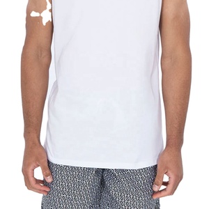 Street Style hommes été Colorblock débardeur 100% coton Colorblock deux tons hommes décontracté débardeurs parfait pour un usage quotidien - Product Image 6