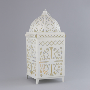 Lanterne à bougie en métal de conception rustique moderne fabriquée à la main par un fabricant indien, décoration vintage pour la maison, le jardin, les mariages - Product Image 1