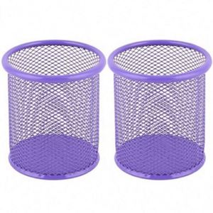 Porte-crayons en métal maillé pour bureau, organiseur de stylos - Product Image 4
