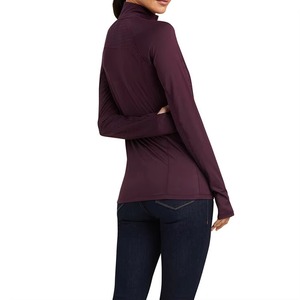 Chemise d'équitation pour femmes personnalisée OEM, imprimée, de haute qualité, manches longues, 100% polyester - Product Image 5