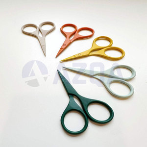 Stainless Steel 3.5 Inch Victorian Style Embroidery <b>Scissors</b> with Titanium Rainbow Finish for <b>Sewing</b> and Needlework - Product Image 6