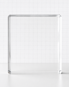 High-Clarity Solid <b>Acrylic</b> <b>Block</b> Base for Retail Countertop Product Display with Personalized Logo - Product Image 6