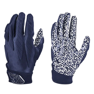Guantes de Fútbol Americano Profesionales de Alta Calidad, con Agarre de Silicona en Toda la Palma, Fabricante de Guantes de Fútbol Personalizados - Product Image 1