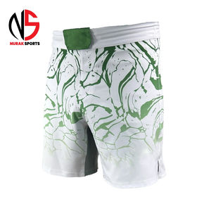 Crea tus propios shorts de MMA con impresión personalizada, shorts de boxeo de satén, shorts de boxeo para gimnasio, ropa de combate, shorts de Muay Thai con servicio OEM. - Product Image 2