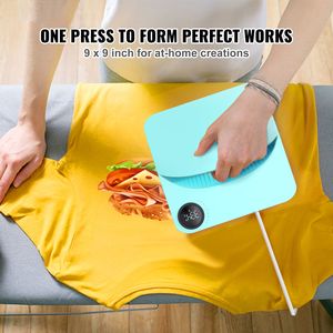 Presse à Chaud Portable Multifonctionnelle 9x9 Pouces pour Sublimation, Idéale pour T-shirts avec Revêtement Téflon - Product Image 2