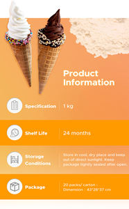 SIGNWIN ไอศกรีมปรุงสำเร็จสูตรเบสเบลนด์พร้อมน้ำตาลและสารปรุงแต่ง บรรจุในถุง - Product Image 5